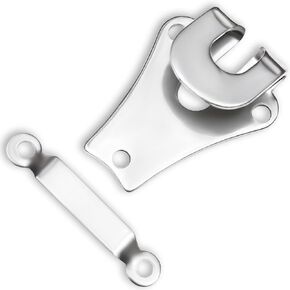 Lakesstory 12 set Heavy-Duty Pant Hook & Eye Nickel Sewing Set Clothig Fixing Tools Hooks and Eyes Closure for Bra Trousers Skirt Dress in Kuwait