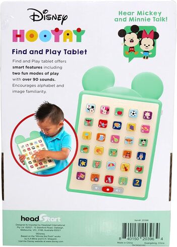 ديزني تابلت هوواي ميكي وميني ماوس للتعلم المبكر والاشياء والكلام للاعمار من 18 شهر فما فوق، متعدد الالوان (20396) in Kuwait