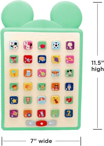 ديزني تابلت هوواي ميكي وميني ماوس للتعلم المبكر والاشياء والكلام للاعمار من 18 شهر فما فوق، متعدد الالوان (20396) in Kuwait