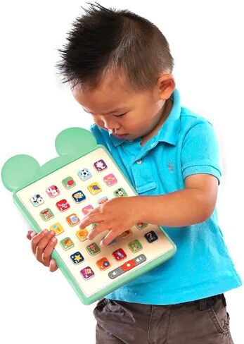 ديزني تابلت هوواي ميكي وميني ماوس للتعلم المبكر والاشياء والكلام للاعمار من 18 شهر فما فوق، متعدد الالوان (20396) in Kuwait