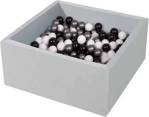 TRENDBOX Ball Pit Kids Ball Pit Memory Foam Ball Pit Square Ball حفر للأطفال الصغار الأطفال كرات الحفرة غير المدرجة - رمادي داكن in Saudi Arabia
