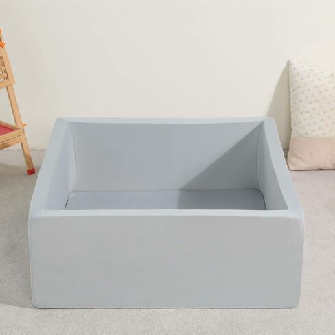 TRENDBOX Ball Pit Kids Ball Pit Memory Foam Ball Pit Square Ball حفر للأطفال الصغار الأطفال كرات الحفرة غير المدرجة - رمادي داكن in Saudi Arabia
