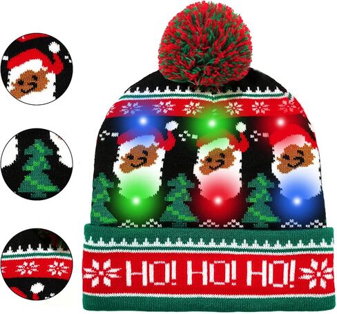 ZLIXING Christmas Hat Gag Gifts White Elephant Gifts Ideas Funny Novelty Cool Stocking Stuffers for Women Men Adults Kids in Kuwait