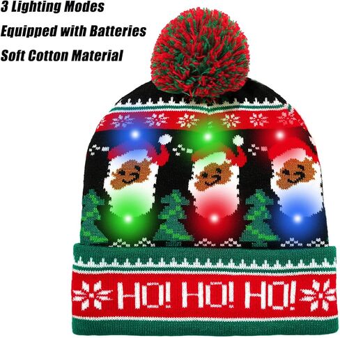 ZLIXING Christmas Hat Gag Gifts White Elephant Gifts Ideas Funny Novelty Cool Stocking Stuffers for Women Men Adults Kids in Kuwait