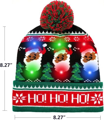 ZLIXING Christmas Hat Gag Gifts White Elephant Gifts Ideas Funny Novelty Cool Stocking Stuffers for Women Men Adults Kids in Kuwait