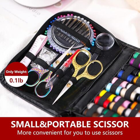 Vintage Embroidery Sharp Scissors 2 Pack, 5 Inches Craft Sewing Scissor Pointed Stainless Steel Multipurpose Detail Beauty Shears for Office Home Household Kitchen School Student Supplies in Kuwait