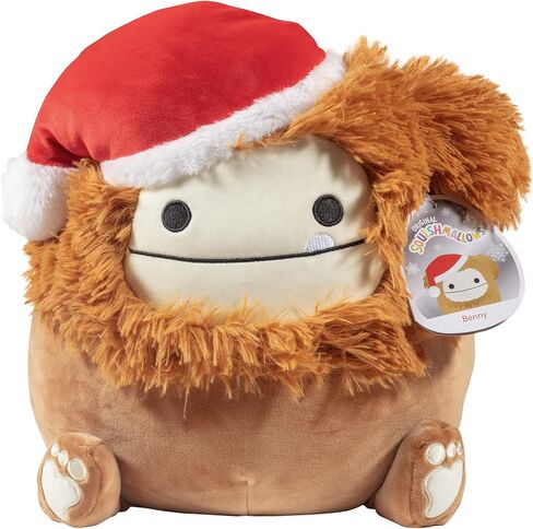 Squishmallows 12" Benny The Bigfoot Christmas Plush - Official Kellytoy - Collectible Soft & Squishy Holiday Big Foot Stuffed Animal Toy - Add to Your Squad - Gift for Kids, Girls & Boys - 12 Inch in Saudi Arabia