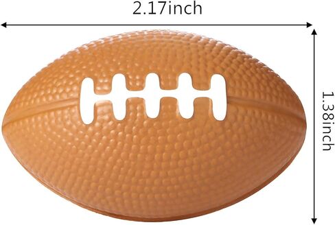 50 Pieces Football Stress Ball, Mini Foam Sports Ball, Foam Sports Ball for School Carnival Reward, Party Bag Gift Fillers in Saudi Arabia