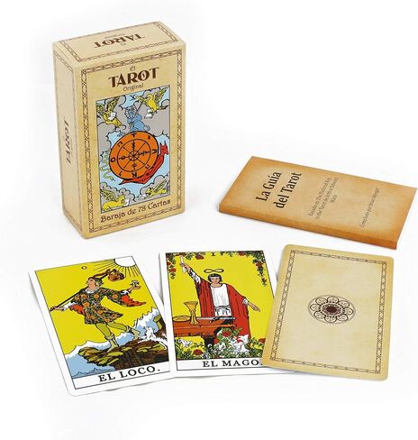 Cartas De Tarot Originales, Cartas Del Tarot En Espanol, Cartas Del Tarot De Las Brujas Con Guia para Principiantes, Alternativa A La Baraja De Tarot Rider Waite in Kuwait