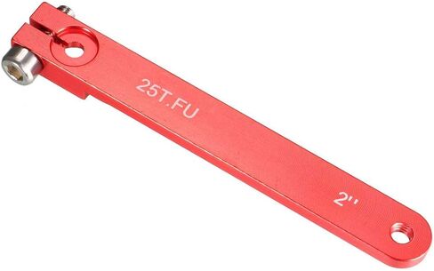 أذرع مؤازرة من الألومنيوم ذراع واحدة لخيط Futaba 25T 4-40# باللون الأحمر مقاس 2 بوصة in Kuwait