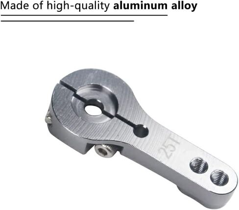 هاي وندر ابواق مؤازرة من الالومنيوم 25T، ذراع توجيه معدني بخيوط ام 3، ذراع توجيه معدني للسيارات التي تعمل بجهاز تحكم عن بعد والشاحنات والطائرات، فضي in Kuwait