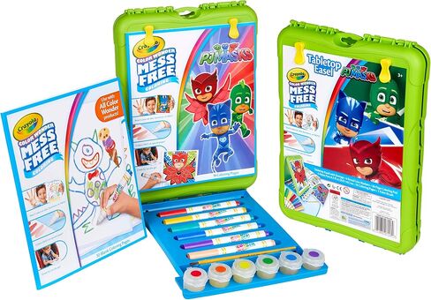 Crayola Color Wonder PJ Mask Travel Easel with 30 Bonus Pages Full Size Color Wonder Markers and Paints! in Saudi Arabia