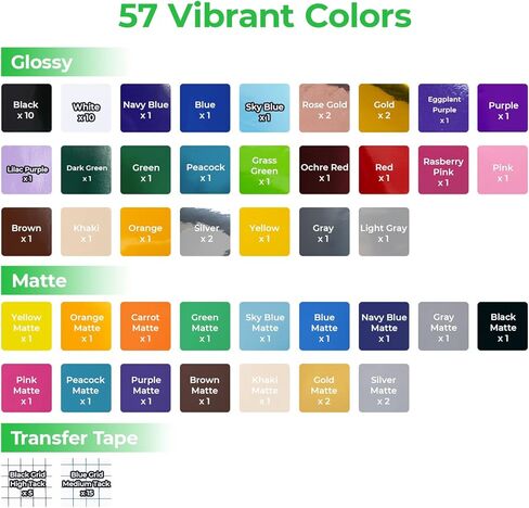 Holographic Sparkle Vinyl, 20 Pack 12" x 10" Removable Vinyl Sheets, Holographic Opal Vinyl Bundle with 2 Transfer Tapes, Holographic Adhesive Vinyl for Decor Stickers, Party Decoration in Kuwait