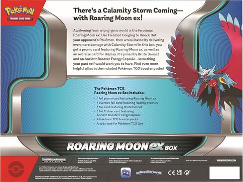 Pokémon TCG: Roaring Moon or Iron Valiant ex Box (One at Random) in Saudi Arabia