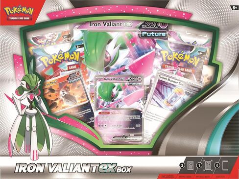 Pokémon TCG: Roaring Moon or Iron Valiant ex Box (One at Random) in Saudi Arabia