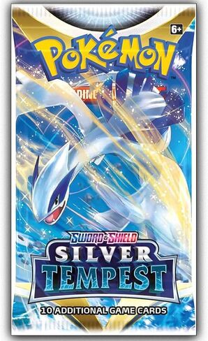 8 Packs Pokemon TCG: Sword & Shield Silver Tempest Booster Pack - 10 Cards in Saudi Arabia
