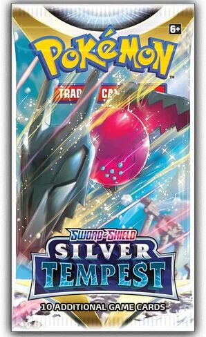 8 Packs Pokemon TCG: Sword & Shield Silver Tempest Booster Pack - 10 Cards in Saudi Arabia