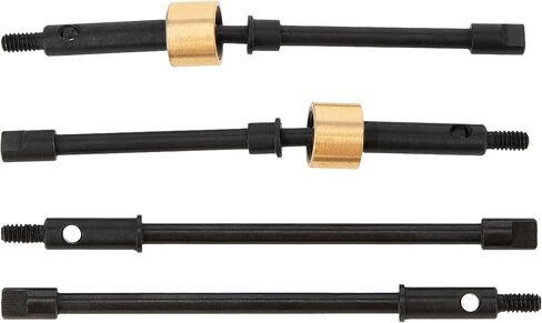 DKKY #45 Metal Steel CVD Steel Front Rear Axle Shaft Set for DKKY Portal Axle for Axial 1/24 RC Crawler Scx24 Upgrades Accessories Parts in Saudi Arabia