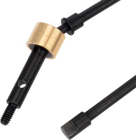 DKKY #45 Metal Steel CVD Steel Front Rear Axle Shaft Set for DKKY Portal Axle for Axial 1/24 RC Crawler Scx24 Upgrades Accessories Parts in Saudi Arabia