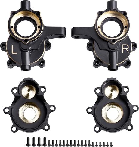 Hobbypark Front Brass Portal Covers Housings & Steering Knuckles Weights (Inner & Outer) Heavy Duty for Redcat Gen8 Scout II Upgrades Parts fit V2 V1 Axe in Saudi Arabia