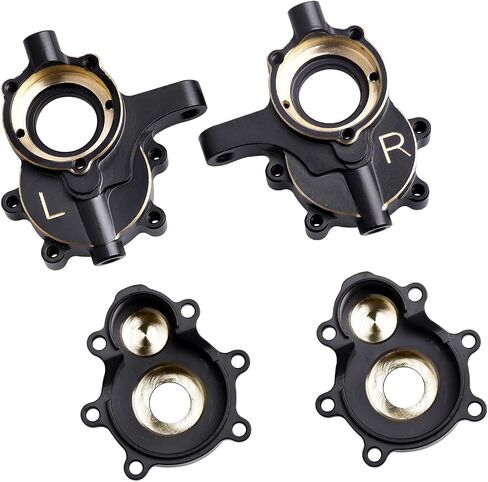 Hobbypark Front Brass Portal Covers Housings & Steering Knuckles Weights (Inner & Outer) Heavy Duty for Redcat Gen8 Scout II Upgrades Parts fit V2 V1 Axe in Saudi Arabia