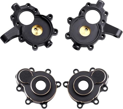 Hobbypark Front Brass Portal Covers Housings & Steering Knuckles Weights (Inner & Outer) Heavy Duty for Redcat Gen8 Scout II Upgrades Parts fit V2 V1 Axe in Saudi Arabia