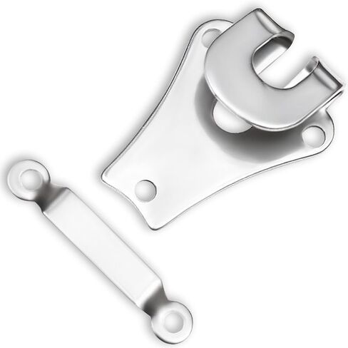 Lakesstory 12 set Heavy-Duty Pant Hook & Eye Nickel Sewing Set Clothig Fixing Tools Hooks and Eyes Closure for Bra Trousers Skirt Dress in Kuwait