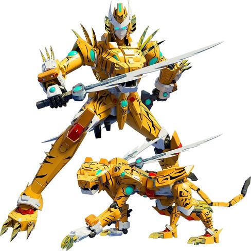 Animal Transforming Robot Toys Leopard Action Figure forKids Ages 6-10 in Kuwait