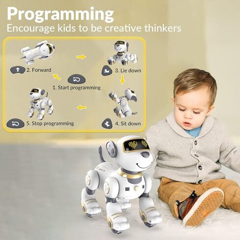 STEMTRON RC Robot Cat for Kids, Programmable Interactive Toy in Kuwait
