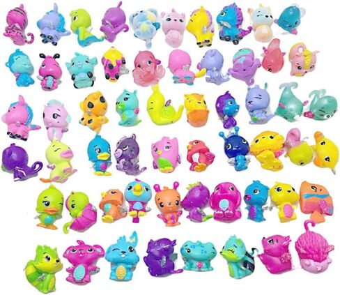 هايستايل مجموعة دمى حيوانات اليفة مصغرة مكونة من 30 قطعة، زينة كعكة انيمي ملونة، مجسمات حيوانات لطيفة من بلاستيك PVC in Kuwait