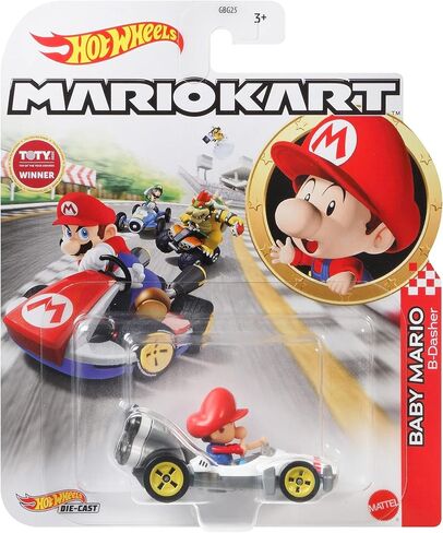 Mario Kart Characters and Karts as Hot Wheels 1:64 Die-Cast Cars in Saudi Arabia