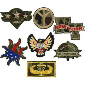 Embroidered Dinosaur Patches Sew on Appliques Decals for Kids Clothing Jeans Jacket Badge Art Decoration 9PCS Self-Adhesive Stickers Clothes DIY Accessories