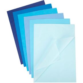 Shindel 330 Sheets Blue Tissue Paper Bulk, 14Inch Gift Wrapping Paper Thickened Tissue Paper for Gift Bags DIY Crafts Party Gifts Boxes