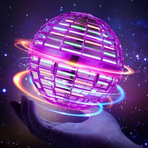 Kidsjoy Flying Orb Ball Galaxy Ball: 2023 ألعاب كرات كوزميك غلوب بوميرانج الرائعة تحوم العائمة الدوارة الصغيرة بدون طيار للأولاد والبنات أفكار هدايا عيد الميلاد لأعمار 6 7 8 9 10 11 12 عامًا