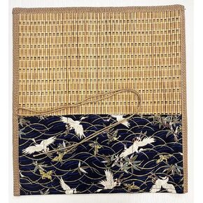 Easyou Bamboo Calligraphy Brush Holder Rollup Portable Protector 36x32cm(14.1"*12.5") in Kuwait