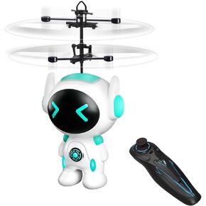 Ynybusi Flying Ball RC Toys for Kids 5-7 Boys Christmas Birthday Gifts, Drones for Kids, Remote Control Helicopter RC Flying Ball Drone for Indoor Outdoor Games, Easy to Control for Beginner (White)