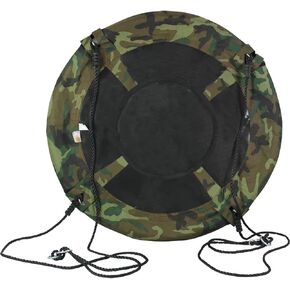 كرسي تخييم على شكل قرص مموه مقاس 40 بوصة، حبل معلق على شكل شجرة، سهل التركيب للأطفال والأطفال والكبار في الهواء الطلق والحديقة الخلفية in Kuwait