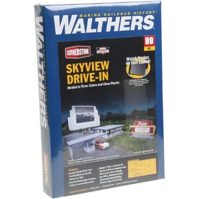 Walthers Cornerstone HO Scale Model Skyview Drive-in Theater
