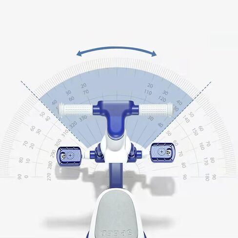 دراجة ثلاثية العجلات LUOOV 3 في 1 للأطفال من عمر 2-4 سنوات للأولاد والبنات - دراجة توازن الطفل - دراجة ثلاثية العجلات قابلة للطي بثلاث عجلات - مقعد قابل للتعديل - عجلات خلفية قابلة للتحويل in Kuwait