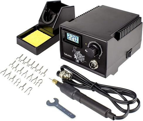 TEKCHIC 60W Professional Wood Burning Kit Single Detailer Wood Burner with 20 Wire Nibs Tipls Including Ball Tips in Kuwait