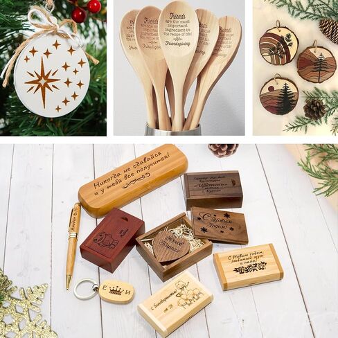 TEKCHIC 60W Professional Wood Burning Kit Single Detailer Wood Burner with 20 Wire Nibs Tipls Including Ball Tips in Kuwait