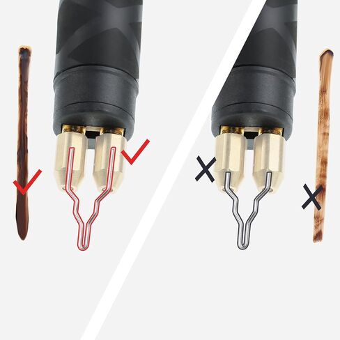 TEKCHIC 60W Professional Wood Burning Kit Single Detailer Wood Burner with 20 Wire Nibs Tipls Including Ball Tips in Kuwait