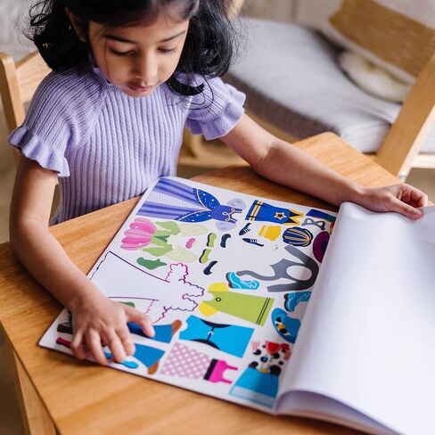 Melissa & Doug Reusable Sticker Pads Set: Fairies, Princess Castle, Play House, Dress-Up - 680+ Stickers in Saudi Arabia