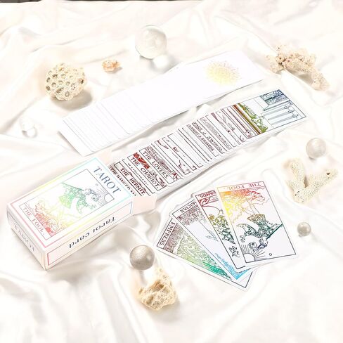 مجموعة بطاقات التارو من سينسيريز مع دليل للمبتدئين، مجموعات بطاقات عتيقة، لعبة فريدة لقراءة الطالع (مجسمة) in Kuwait