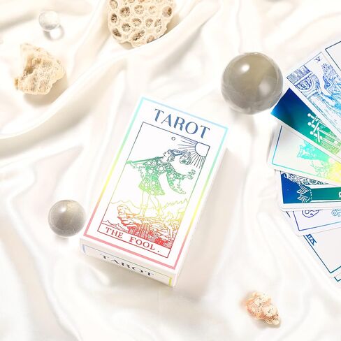 مجموعة بطاقات التارو من سينسيريز مع دليل للمبتدئين، مجموعات بطاقات عتيقة، لعبة فريدة لقراءة الطالع (مجسمة) in Kuwait