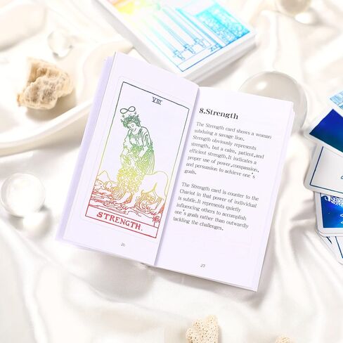 مجموعة بطاقات التارو من سينسيريز مع دليل للمبتدئين، مجموعات بطاقات عتيقة، لعبة فريدة لقراءة الطالع (مجسمة) in Kuwait