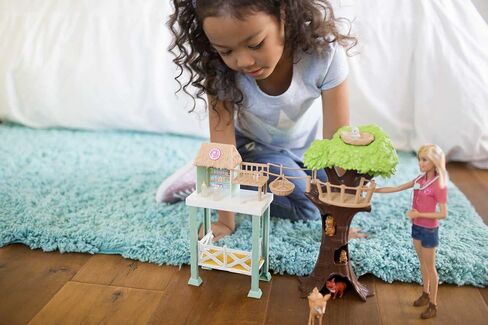 Barbie Doll and Animal Rescue Center with 8 Animals in Saudi Arabia