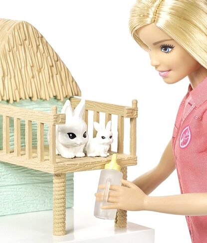 Barbie Doll and Animal Rescue Center with 8 Animals in Saudi Arabia