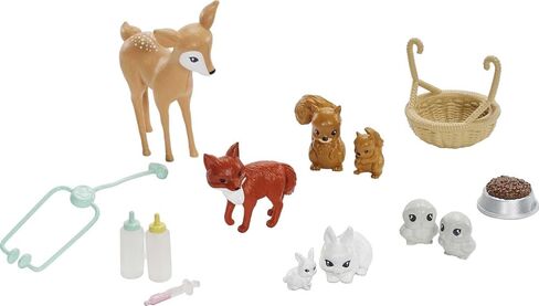 Barbie Doll and Animal Rescue Center with 8 Animals in Saudi Arabia