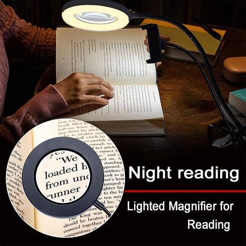 عدسة مكبرة مع ضوء، حلقة ضوء سيلفي مع حامل للهاتف الخلوي، ادوات مكبرة للرسم الماسي خماسي الابعاد، مصباح قراءة بمشبك على ضوء LED، مصباح مكتب بعدسة مكبرة 4 اضعاف in Kuwait